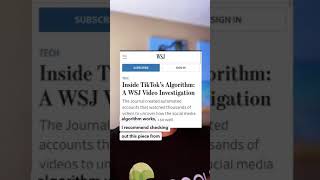 WSJ Uses Bots To Figure Out How Tiktok’s Algorithm Works