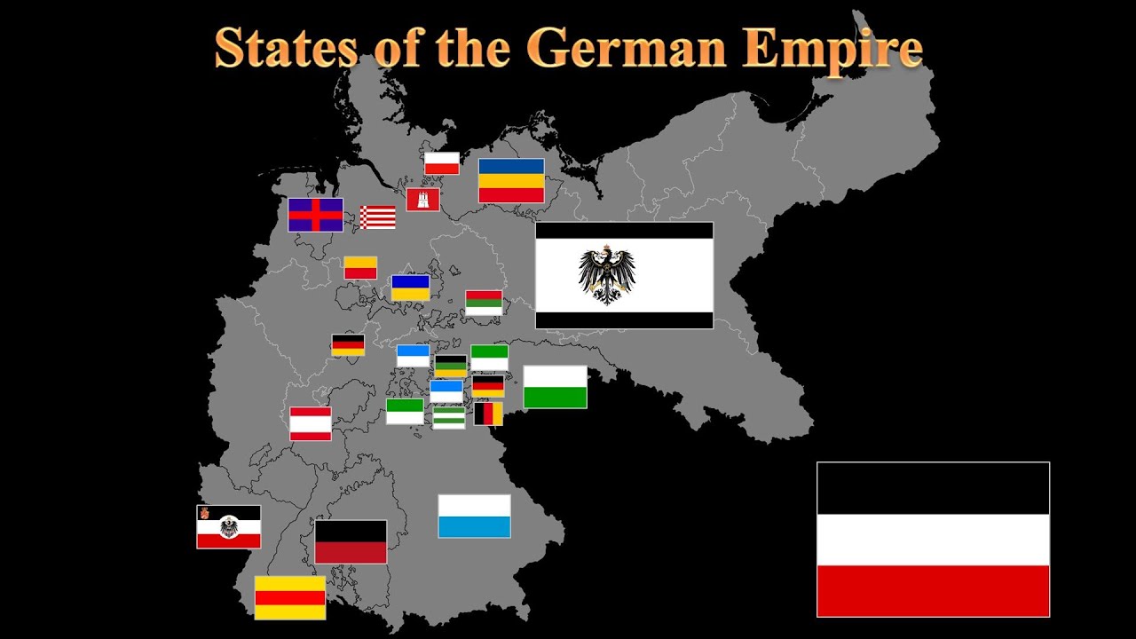 The 26 States Of The German Empire - YouTube