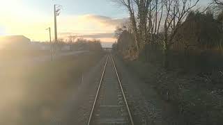 En cabine sur la ligne SNCF de Limoges à Bellac