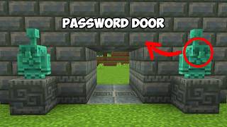 Minecraft: Copper Golem Door! | Password Door! | Redstone builds | secret door