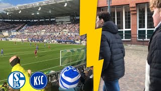 KSC VS Schalke 04 - Stadionvlog 🏟⚽️ | WAS FÜR EINE STMMUNG
