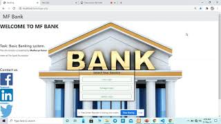 Basic Banking System- (TSF task#1)