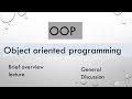 Python tutorial in Hindi 61 : discussion before learning OOP