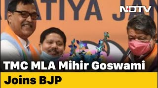 Trinamool MLA Mihir Goswami Joins BJP Hours After Announcing Resignation