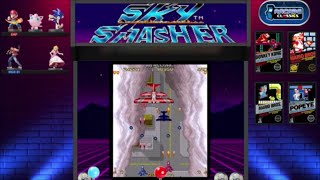 SKY SMASHER ( ARCADE CABINET WITH BEZEL/MARQUEE DESIGN ) 2 PLAYERS CO-OP GAMEPLAY