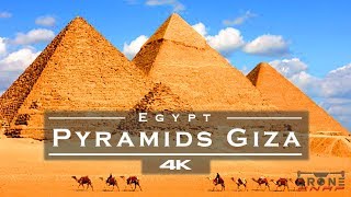 Pyramids - Giza, Egypt 🇪🇬- by drone [4K]