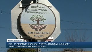 Tulsa County Commissioners approve letter to designate Greenwood a national monument