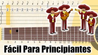 COMO TOCAR las Mañanitas 🎸| Tutorial Para Principiantes | Guitarra Fácil | Tablatura | Tabs | Punteo