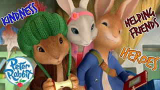 ​@OfficialPeterRabbit- Heroic Animals Helping Their Friends 💜 #KindnessDay | Friendship | Cartoons for Kids