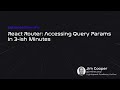 How to Access Query Parameters with React Router | Step by Step Guide