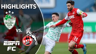 Greuther Furth and Cologne play to 1-1 draw | Bundesliga Highlights | ESPN FC