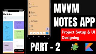 MVVM NOTES APP | Notes app in android studio | Part - 2 | Android architecture components project