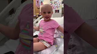Brave Girl Cuts Her Own Hair Before Starting Chemo 💕