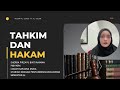 Tahkim Dan Hakam