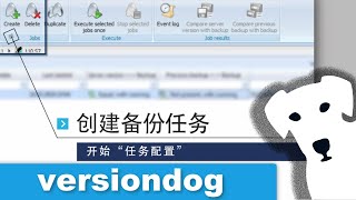 versiondog backup & compare jobs