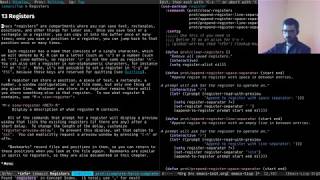 Emacs: introduction to REGISTERS