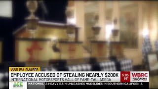 Employee accused of stealing nearly $200K from International Motorsports Hall of Fame, Talladega