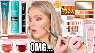 FULL FACE OF NEW VIRAL OVERHYPED MAKEUP TESTED | FULL FACE FIRST IMPRESSIONS