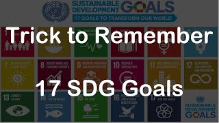 Trick to Remember 17 SDG Goals | SDG Story | UPSC PSC 2023