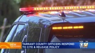 Police In Tarrant County Can Cite Instead Of Arrest