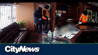 Security video of Rexdale armed robbery