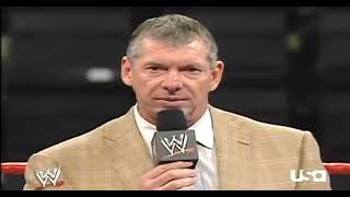 WWE RAW VINCE MCMAHON ANNOUNCES THE DEATH OF CHRIS BENOIST 06/25/07