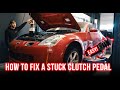 How To Fix A STUCK Clutch Pedal