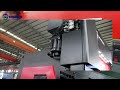 rongwin wf67k m 80t2500 cnc hybrid press brake configuration introduction and test machine