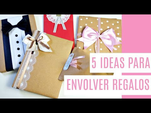 5 Ideas Para Envolver Regalos #18 | MaterialEscolar.es - YouTube