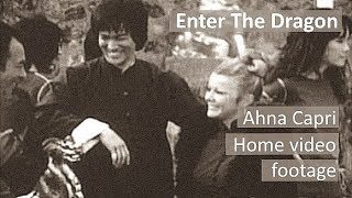 Bruce Lee // Home video footage by Ahna Capri // Behind the scenes of Enter The Dragon // #Brucelee