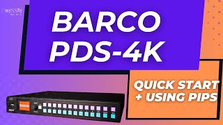 Barco PDS 4K   Setting up PIPs