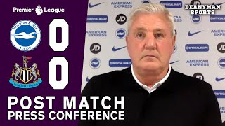 Brighton 0-0 Newcastle - Steve Bruce - FULL Post Match Press Conference