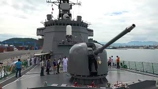 DD105 護衛艦いなづま 一般公開 艦内見学順路 松山、三津浜港 20170708