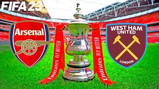 FIFA 23 | Arsenal vs West Ham United - Emirates FA Cup Final - PS5 Gameplay