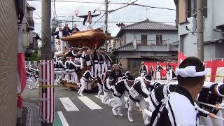 令和元年 東山だんじり祭り 小阪の辻(高山・桝矢・北垣外) 2019/10/06(日)