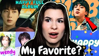 JIN - ‘Happy’ FULL ALBUM | REACTION