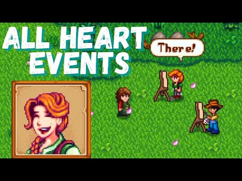 Leah's ALL HEART EVENTS in Stardew Valley 1.5