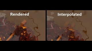 AI Interpolation for Increased Render Framerates - A Side-by-Side Comparison