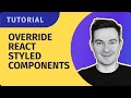 How to Override React styled components