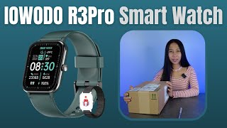 [ASMR] Body Temperature Tracker Smart Watch IOWODO R3Pro Unboxing