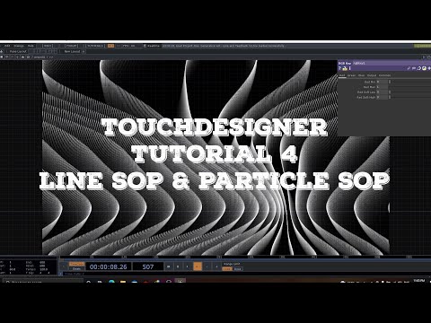 Touchdesigner Tutorial Line Sop And Particle Sop Youtube