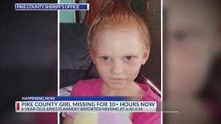 Pike County 6-year-old missing for over 10 hours