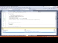 Using the Debug information in visual studio
