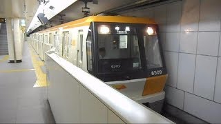 2017.07.11 大阪市営地下鉄 今里筋線 80系 8109F 今里 行き 発車 井高野駅 大阪市交通局