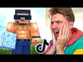 REACTING To Minecraft FAN EDITS!