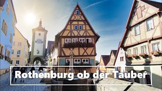 Bayern, Rothenburg ob der Tauber, ein mittelalterliches Juwel