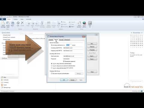 Windows Live Mail Server Settings Windows Live Mail Server Settings