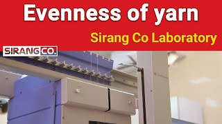 Evenness of yarn | Polyester Yarn Quality Control Tests | SIRANG Co. Lab