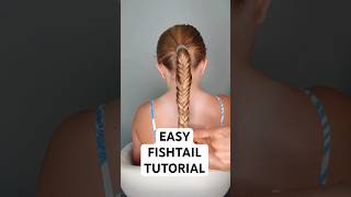 EASY FISHTAIL BRAID TUTORIAL | Audrey and Victoria #hairstyle #hairstyles