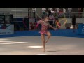 universiade belgrade 2009 rhythmic gymnastics 3 20 mantcheva demetra can ribbon